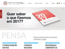 Tablet Screenshot of igarape.org.br